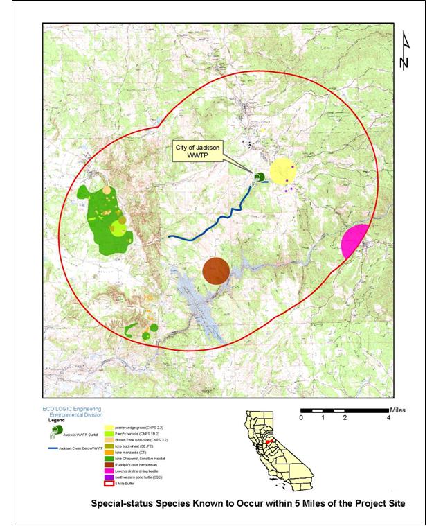 Figure 2 
CNDDB, Jackson Species Search, 2008